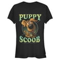 thumbnail image 1 of Junior's Scooby Doo Puppy Circle  Graphic Tee Black Medium, 1 of 2