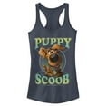 thumbnail image 1 of Junior's Scooby Doo Puppy Circle  Racerback Tank Top Indigo 2X Large, 1 of 3