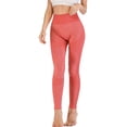 thumbnail image 1 of Junior's Seamless Yoga Leggings High Waist Workout Compression Fitness Pants Slimming Gym Active Tight, 1 of 6