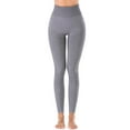 thumbnail image 1 of Junior's Seamless Yoga Leggings High Waist Workout Compression Fitness Pants Slimming Gym Active Tight, 1 of 6