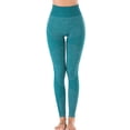 thumbnail image 1 of Junior's Seamless Yoga Leggings High Waist Workout Compression Fitness Pants Slimming Gym Active Tight, 1 of 7