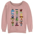 thumbnail image 1 of Junior's Sesame Street Character Introductions Sweatshirt, 1 of 3