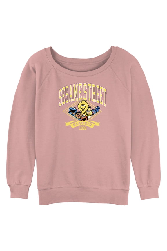 Junior's Sesame Street Classic 1969 Varsity Sweatshirt