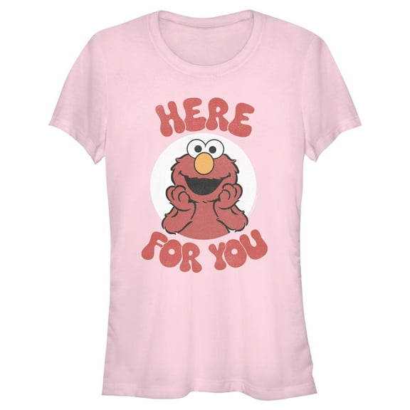 Junior's Sesame Street Elmo Here For You  Graphic T-Shirt