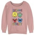thumbnail image 1 of Junior's Sesame Street Four Circle Grid Sweatshirt, 1 of 3