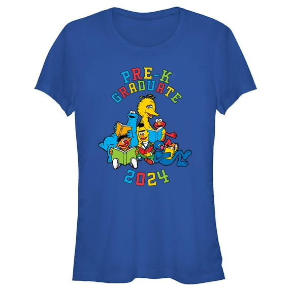 Junior's Sesame Street Pre-K Graduate 2024 Graphic T-Shirt
