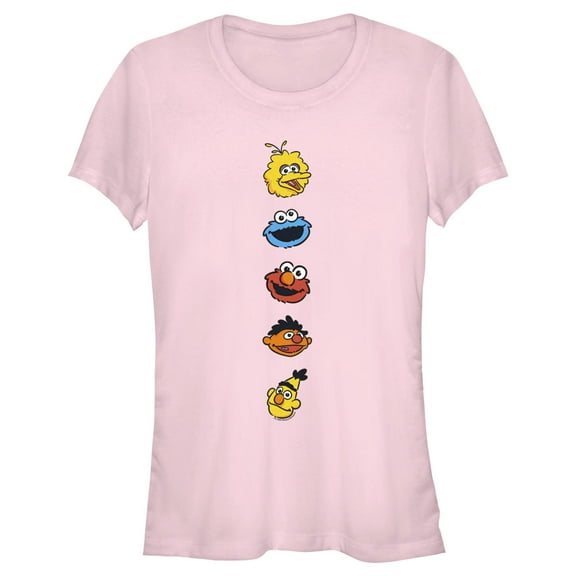 Junior's Sesame Street The Classics Line Up Graphic T-Shirt