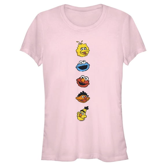 Junior's Sesame Street The Classics Line Up Graphic T-Shirt
