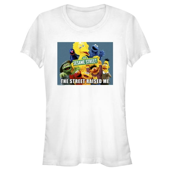 Junior's Sesame Street The Street Raised Me Graphic T-Shirt
