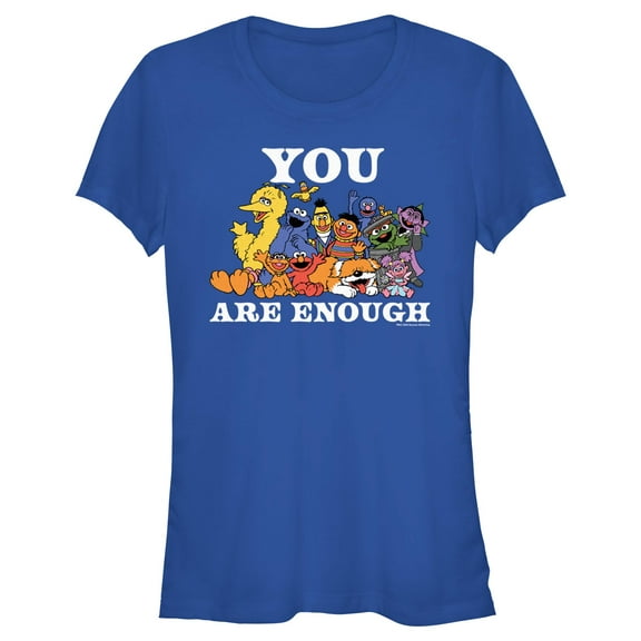 Junior's Sesame Street You Are Enough  Graphic T-Shirt