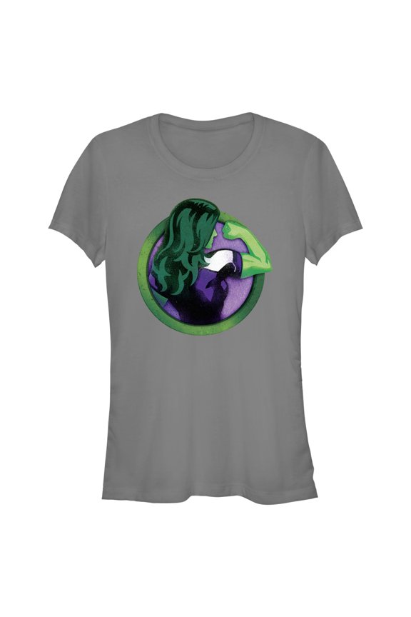 Junior's She-Hulk: Attorney at Law Flex Icon  Graphic Tee Charcoal Large