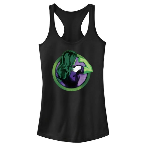 Junior's She-Hulk: Attorney at Law Flex Icon  Racerback Tank Top Black X Large
