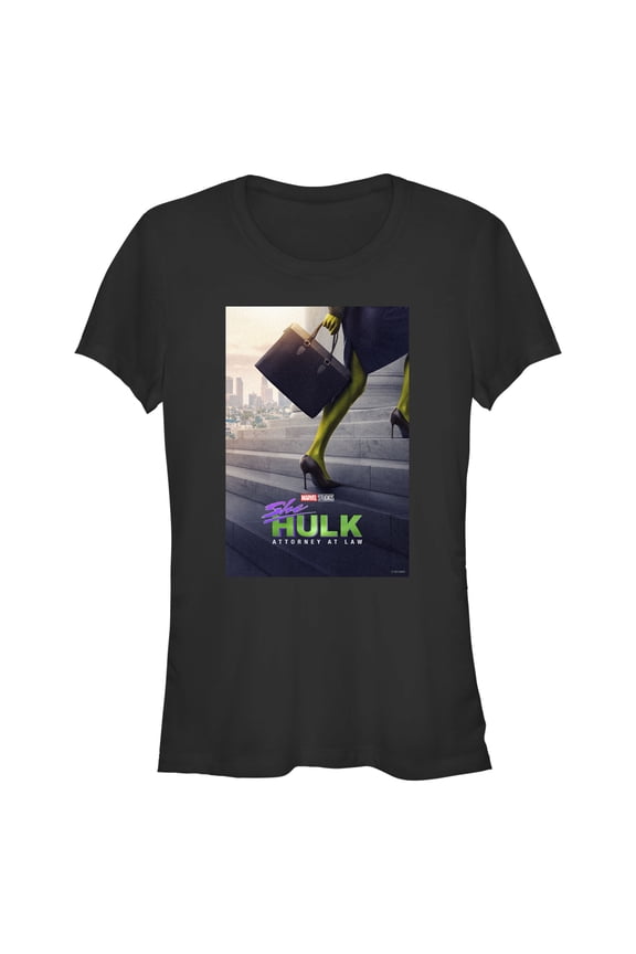Junior's She-Hulk: Attorney at Law Super Lawyer  Graphic Tee Black Large