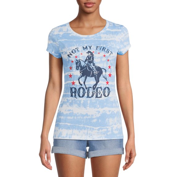 Junior's Short Sleeve Rodeo T-Shirt