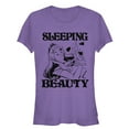 thumbnail image 1 of Junior's Sleeping Beauty Aurora  Graphic Tee Purple 2X Large, 1 of 2