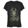 thumbnail image 1 of Junior's Sleeping Beauty Maleficent Twisted Queen  Graphic Tee Black Large, 1 of 2
