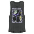 thumbnail image 1 of Junior's Sleeping Beauty Maleficent and Diablo Frame  Festival Muscle Graphic Tee Charcoal 2X Large, 1 of 4