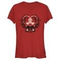 thumbnail image 1 of Junior's Snow White and the Seven Dwarfs Evil Queen Your Heart Belongs To Me  Graphic Tee Red Small, 1 of 3