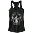 thumbnail image 1 of Junior's Snow White and the Seven Dwarfs One Bite  Racerback Tank Top Black Small, 1 of 4