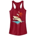 thumbnail image 1 of Junior's Solo: A Star Wars Story Spacecraft Scene Racerback Tank Top Scarlet X Large, 1 of 3