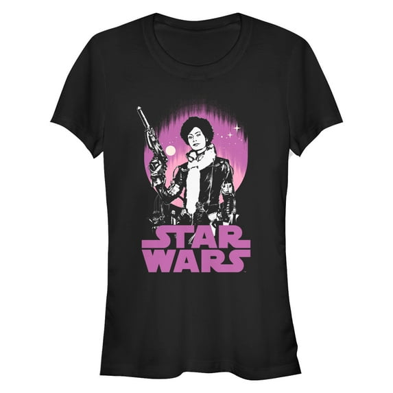 Junior's Solo: A Star Wars Story Val Sparkle Graphic Tee Black 2X Large