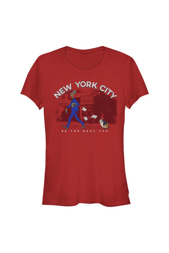 Junior's Soul Be Yourself in NYC Graphic Tee Red X Large