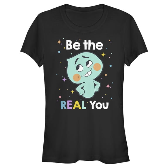 Junior's Soul Be the Real You Graphic Tee Black Small