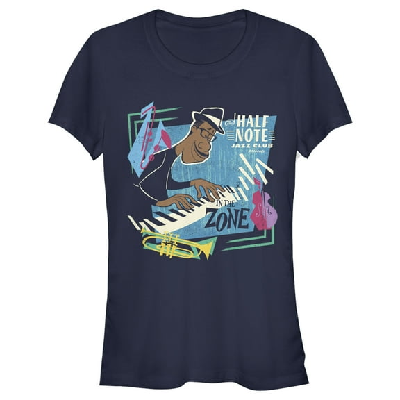 Junior's Soul Joe Jazz Zone  Graphic Tee Navy Blue Small