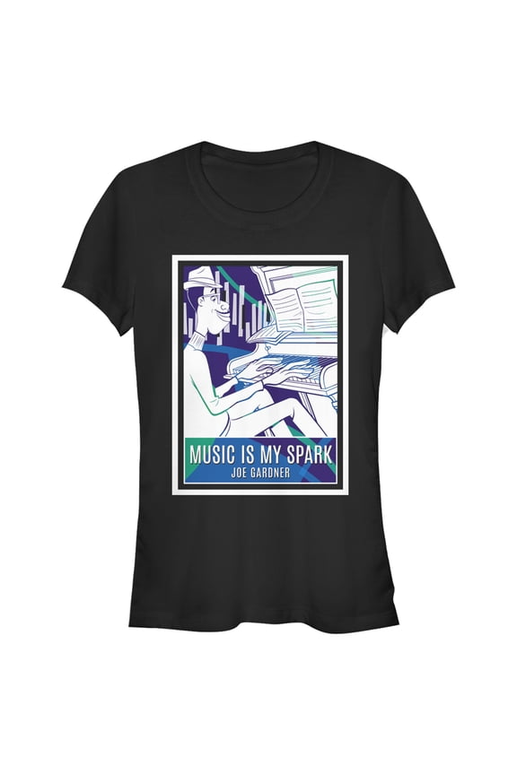 Junior's Soul Music Is My Spark Graphic Tee Black Large