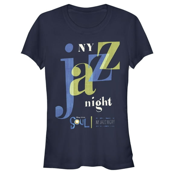 Junior's Soul NY Jazz Night Graphic Tee Navy Blue Small