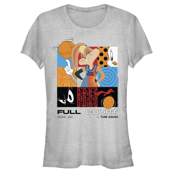 Junior's Space Jam: A New Legacy Lola Bunny Full Court Graphic Tee Athletic Heather Small