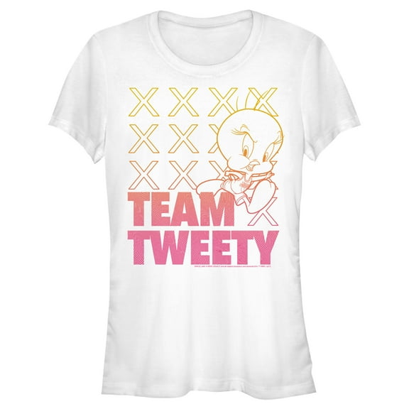 Junior's Space Jam: A New Legacy Team Tweety  Graphic Tee White Medium