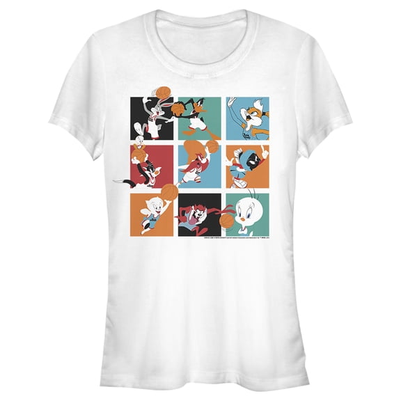 Junior's Space Jam: A New Legacy Tune Squad Boxes Graphic Tee White X Large