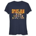 thumbnail image 1 of Junior's Space Jam: A New Legacy Tune Squad Logo  Graphic Tee Navy Blue Small, 1 of 3