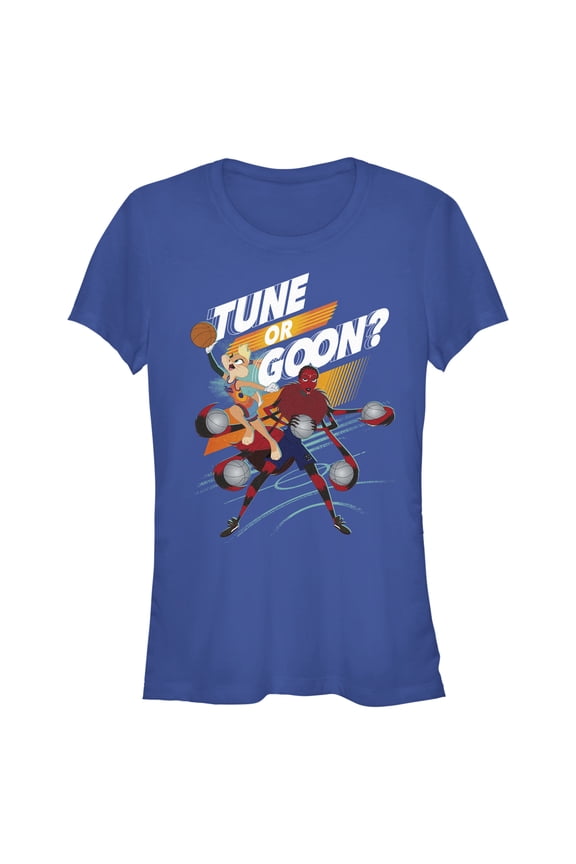 Junior's Space Jam: A New Legacy Tune or Goon? Graphic Tee Royal Blue Medium