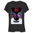 thumbnail image 1 of Junior's Spider-Man: Across the Spider-Verse Miles Morales Movie Poster  Graphic Tee Black Medium, 1 of 3