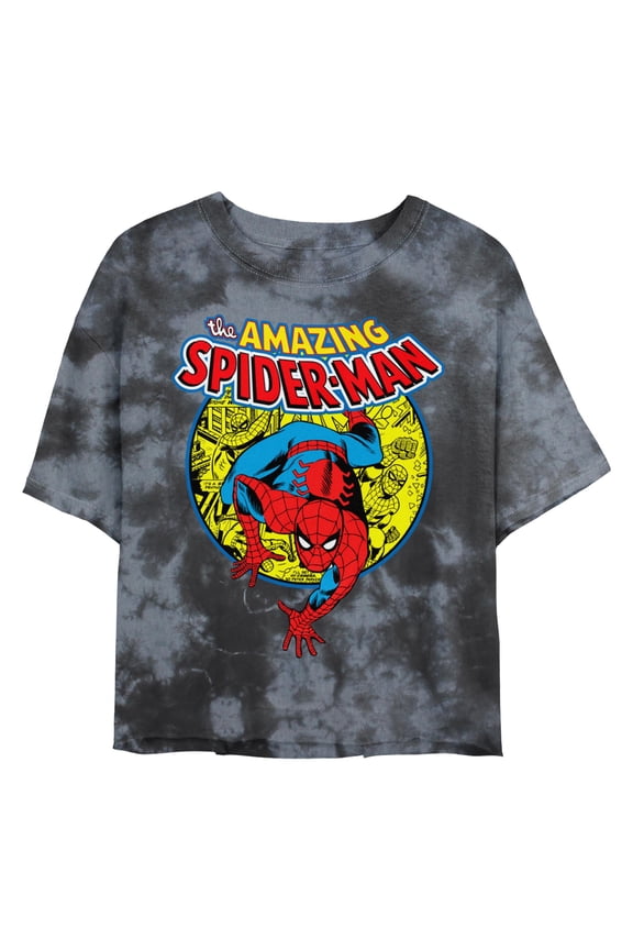 Junior's Spider-Man Amazing Classic Spiderman Graphic T-Shirt