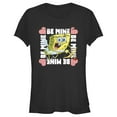 thumbnail image 1 of Junior's SpongeBob SquarePants Cupid Be Mine  Graphic Tee Black Small, 1 of 3