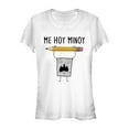 thumbnail image 1 of Junior's SpongeBob SquarePants DoodleBob Me Hoy Minoy Graphic Tee White Large, 1 of 2