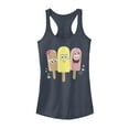 thumbnail image 1 of Junior's SpongeBob SquarePants Popsicles  Racerback Tank Top Indigo Small, 1 of 3