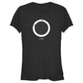 thumbnail image 1 of Junior's Squid Game Circle Symbol Graphic Tee Black X Large, 1 of 3