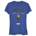thumbnail image 1 of Junior's Star Trek Cartoon Kirk Beam Me Up Scotty Transporter  Graphic Tee Royal Blue 2X Large, 1 of 4