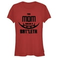 thumbnail image 1 of Junior's Star Trek: The Next Generation This Mom Wields a Bat'Leth  Graphic Tee Red Medium, 1 of 3