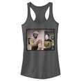 thumbnail image 1 of Junior's Star Trek: The Next Generation Worf and Data What Do We Do With This Cat  Racerback Tank Top Charcoal 2X Large, 1 of 4