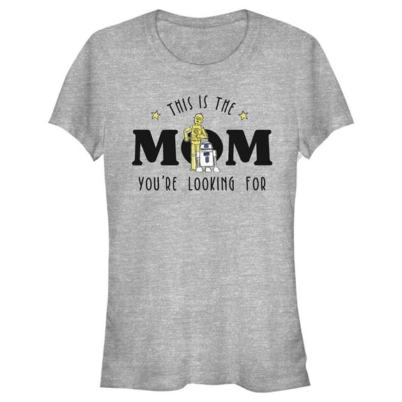 Junior's Star Wars: A New Hope Mom You're Looking For  Graphic Tee Athletic Heather Large