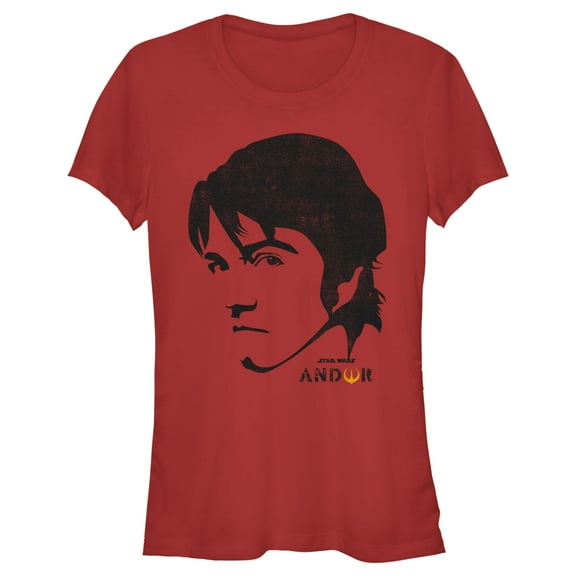 Junior's Star Wars: Andor Cassian Eye Glare Graphic Tee Red Small
