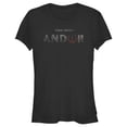 thumbnail image 1 of Junior's Star Wars: Andor Dark Logo  Graphic Tee Black Medium, 1 of 3
