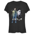 thumbnail image 1 of Junior's Star Wars: Andor Female Rebel Glitched  Graphic Tee Black X Large, 1 of 3