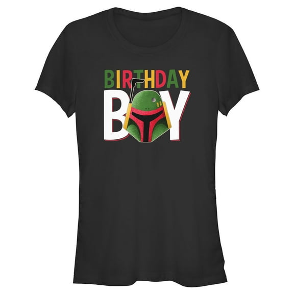 Junior's Star Wars Boba Fett Birthday Boy  Graphic T-Shirt