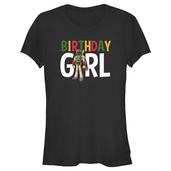 Junior's Star Wars Boba Fett Birthday Girl Graphic T-Shirt